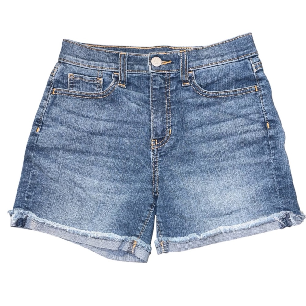 Old Navy Girls Size 12 Jean Shorts Cutoff Adjustable Waist